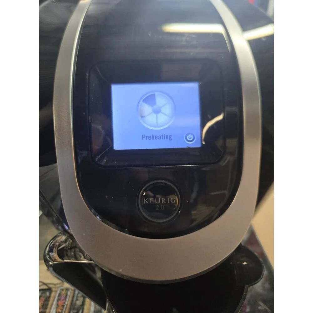 Keurig 2.0 K-300 Pod Coffee Machine Black w/Carafe and Drip Tray Digital Display